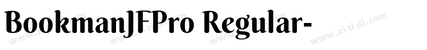 BookmanJFPro Regular字体转换